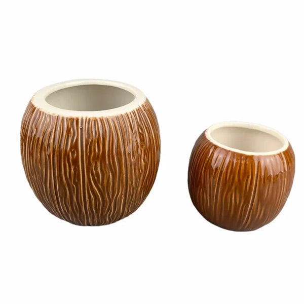 Coconut Shape Tiki Cup