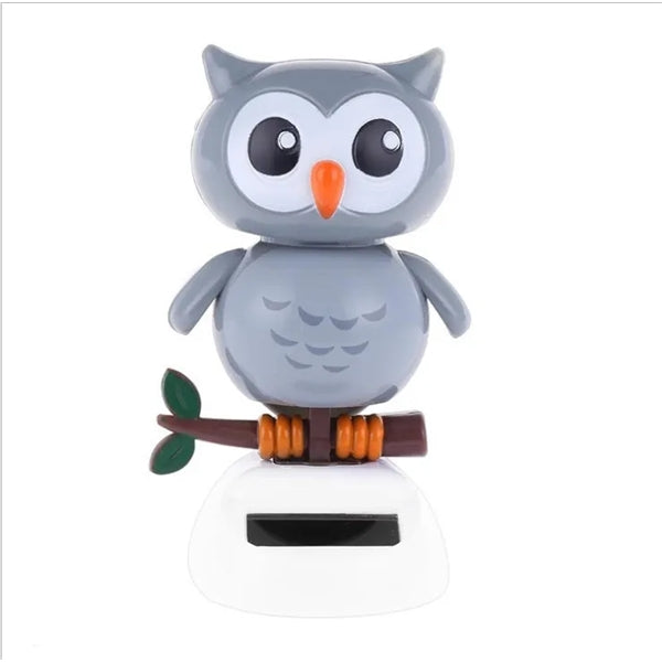Solar Powered Shaking Head Car Decoration Dancing Toys