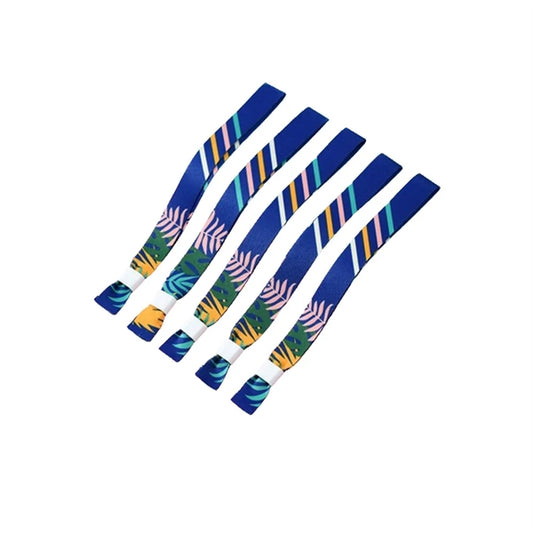 1/2" Sublimated Wristbands w/ Locking Bead