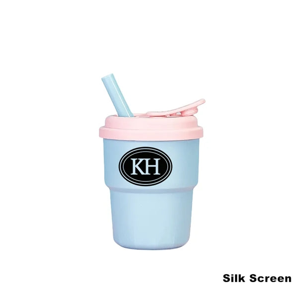 13 oz Toddler Silicone Cups with Straws and Lids Tumbler