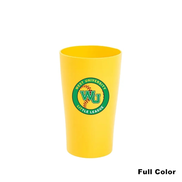 12 oz Wheat Straw Colored Toothbrush Cup Drinking Tumbler