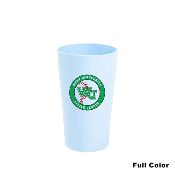 12 oz Wheat Straw Colored Toothbrush Cup Drinking Tumbler