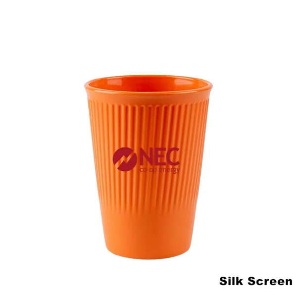 12 oz Wheat Straw Colored Toothbrush Cup Drinking Tumbler