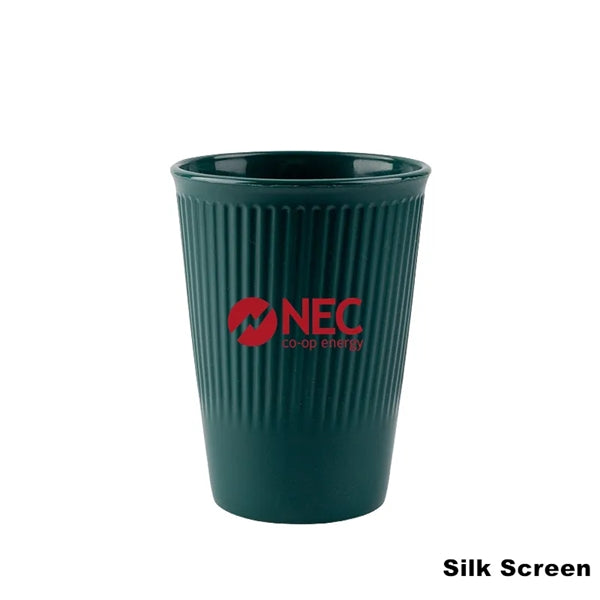 12 oz Wheat Straw Colored Toothbrush Cup Drinking Tumbler