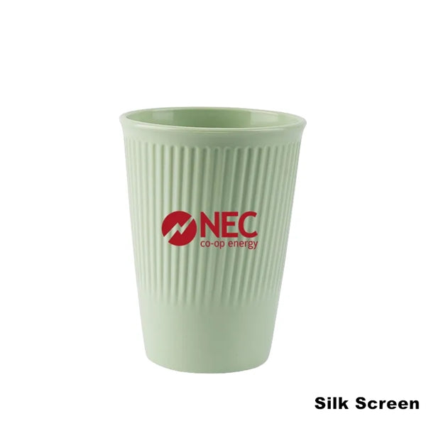12 oz Wheat Straw Colored Toothbrush Cup Drinking Tumbler