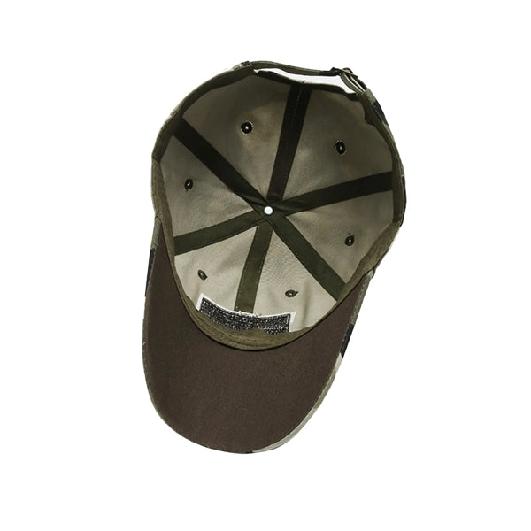 Camo Cap With Tactical Patches