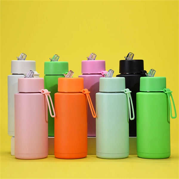 34Oz Insulated Vacuum Stainless Steel Water Bottles