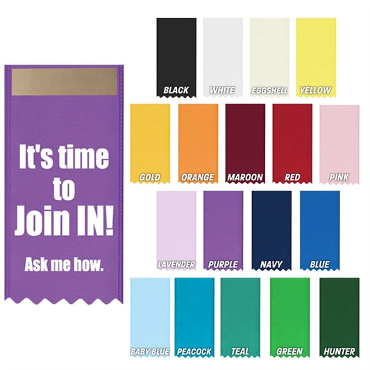 1 5/8" x 4" Premium Custom Ribbon