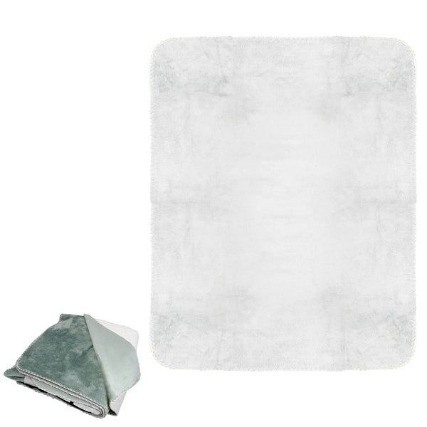 Full Color Velvety Recycled Plush Blanket