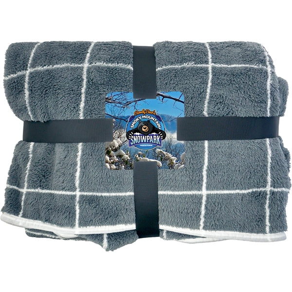 Gift Wrapped Plaid Recycled Blanket