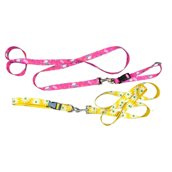 Large - Extra Large: 3/4" Wide Dye-Sub Pet Leash - Imported