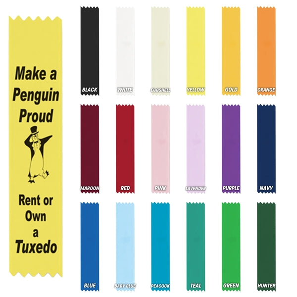 1 5/8" x 8" Premium Custom Ribbon