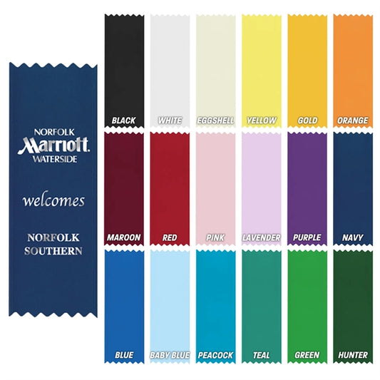 2" x 6" Premium Custom Ribbon
