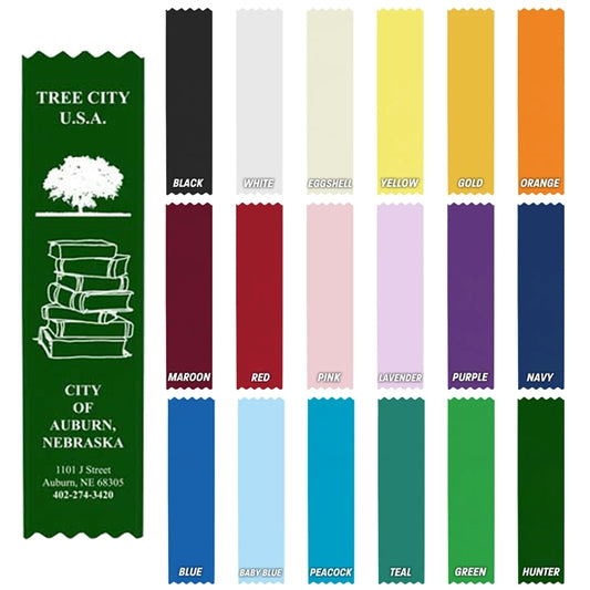 2 1/2" x 10" Premium Custom Ribbon