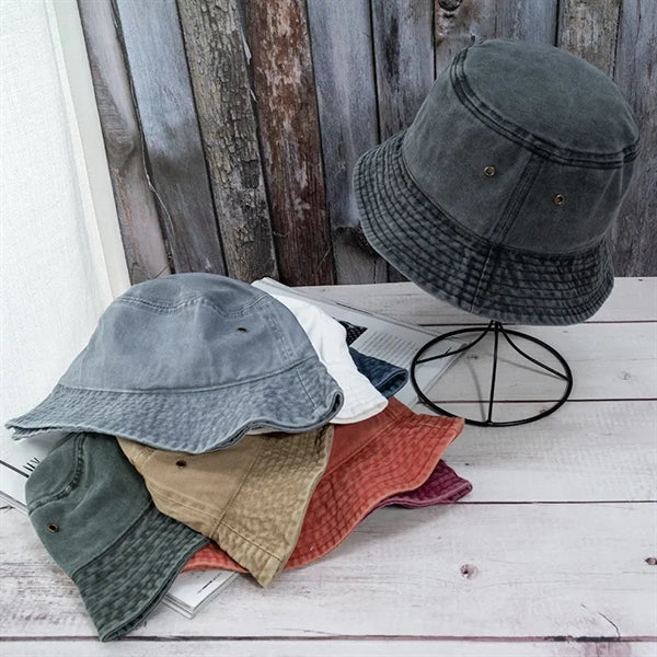 Denim Bucket Hat / Fisherman Cap - Adult Size