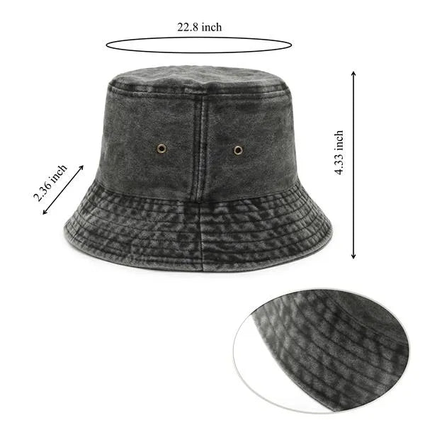 Denim Bucket Hat / Fisherman Cap - Adult Size