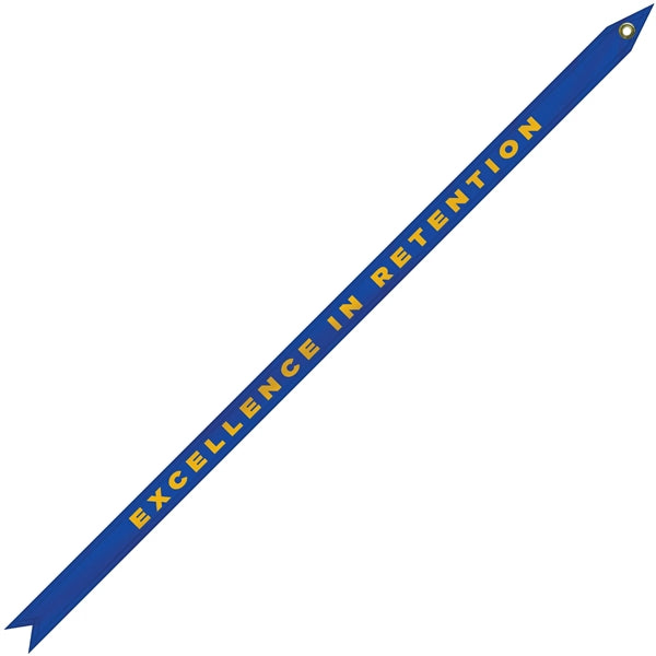 1 3/8" x 36" Custom Printed Knit Polyester Streamer