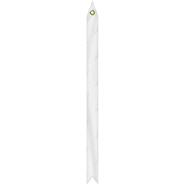 1 1/2" x 24" Custom Printed Knit Polyester Streamer