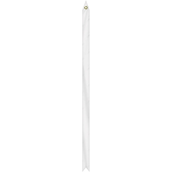 1 1/2" x 36" Custom Printed Knit Polyester Streamer