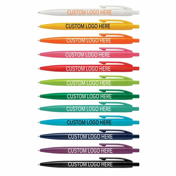 Retractable Plastic Ball Pen