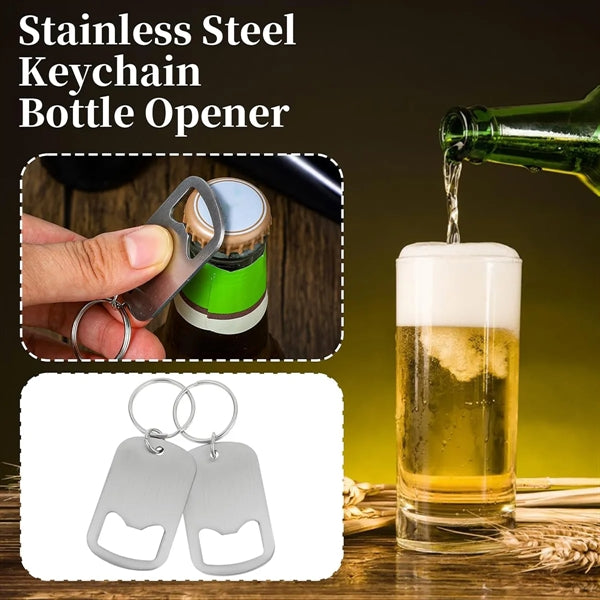 Stainless Steel keychain Bottle Beer Opener