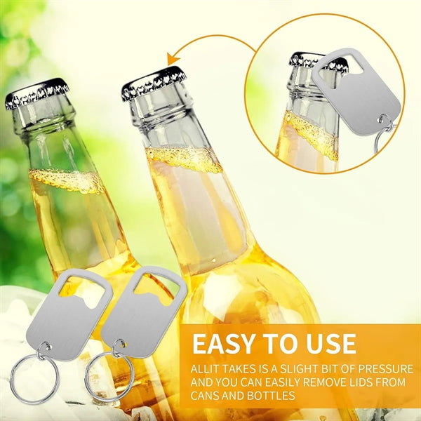 Stainless Steel keychain Bottle Beer Opener