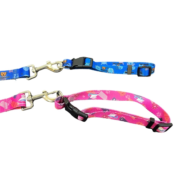 Large - Extra Large: 3/4" Wide Dye-Sub Pet Leash - Imported