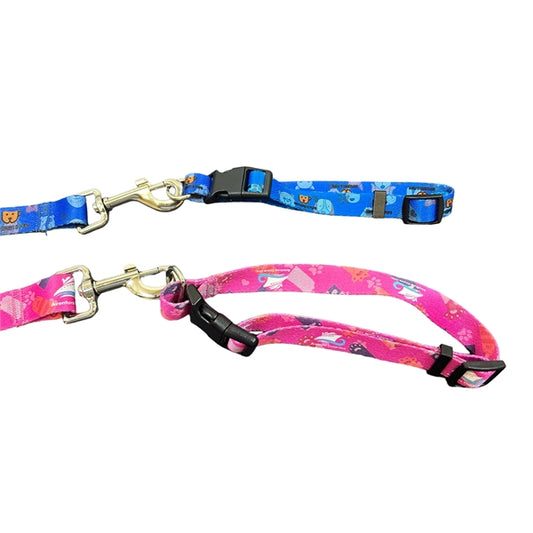 Large - Extra Large: 3/4" Wide Dye-Sub Pet Leash - Imported