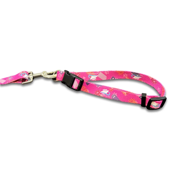 Extra Small - Medium: 5/8" Wide Dye-Sub Pet Leash - Imported