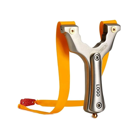 Stainless Steel Slingshot with 2 Rubber Bands