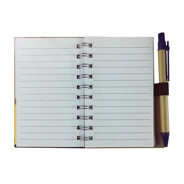 Convenient spiral notebook