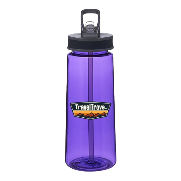 22 oz. Jog Sports Water Bottle (Full Color Imprint)