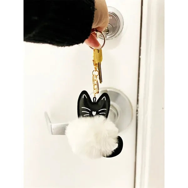 Cat Super Plush Keyring