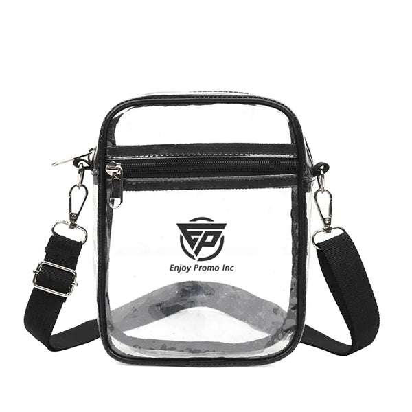 Clear PVC Crossbody Bag