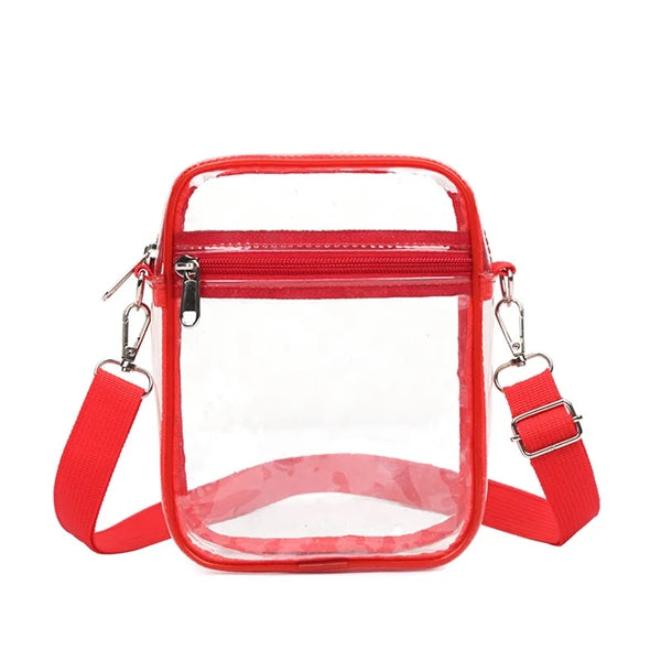 Clear PVC Crossbody Bag