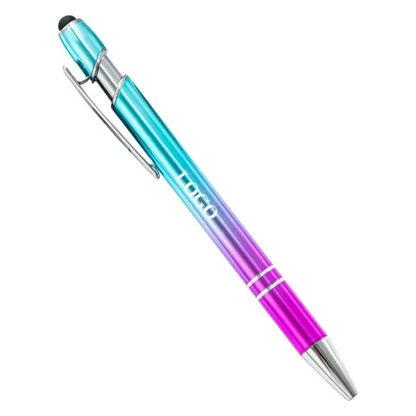 Gradient Colors Touchscreen Stylus Metal Pen