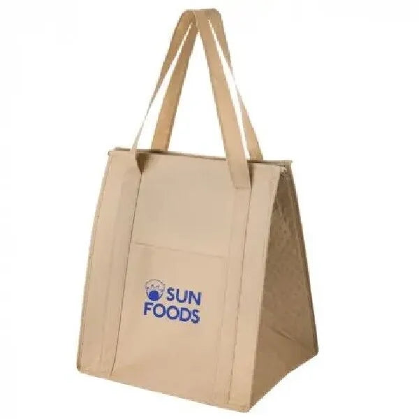 Imprinted Non-Woven Insulated Tote Bag