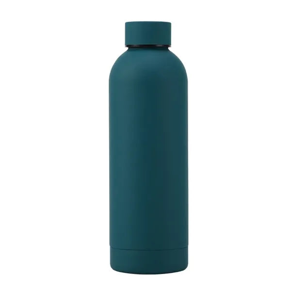 Rubberized 16oz (500ml) Stainless Steel Water Bottles