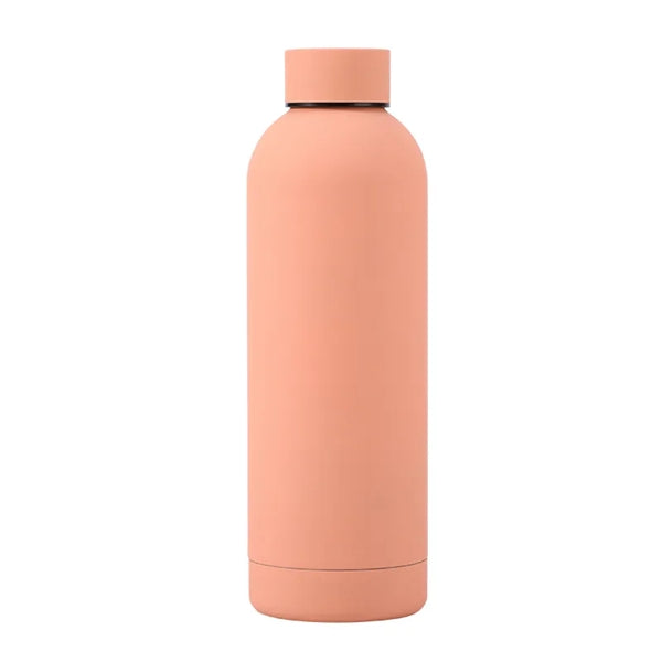 Rubberized 16oz (500ml) Stainless Steel Water Bottles