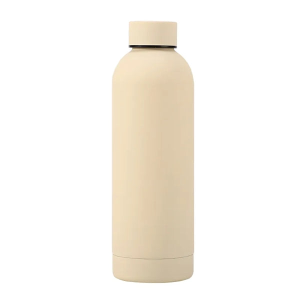 Rubberized 16oz (500ml) Stainless Steel Water Bottles