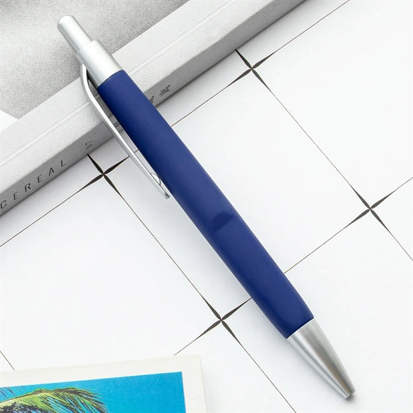 Click action Soft Touch Plastic Pen