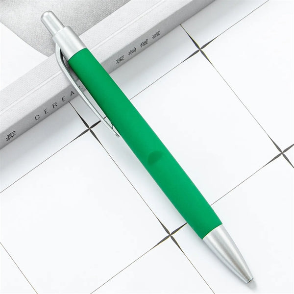 Click action Soft Touch Plastic Pen