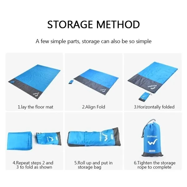 Waterproof Picnic Blanket Portable Beach Mat