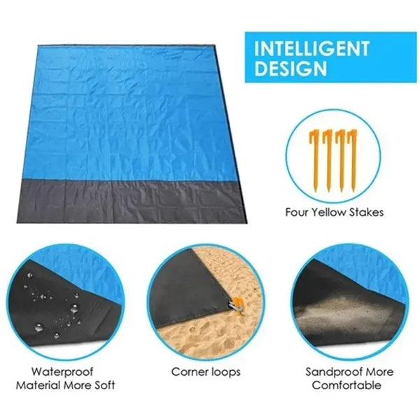 Waterproof Picnic Blanket Portable Beach Mat