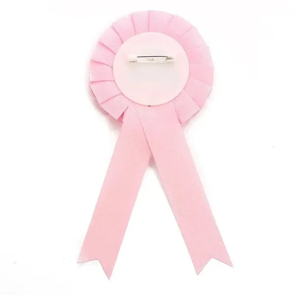 Happy Birthday Award Ribbon Tinplate Badge Pins