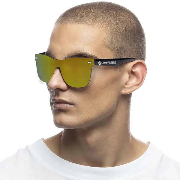 Rimless Reflective Sunglasses