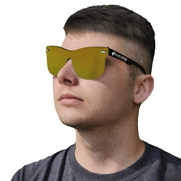 Rimless Reflective Sunglasses