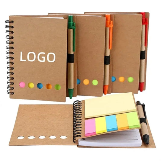 Spiral Notebook Lined Notepad with Pen