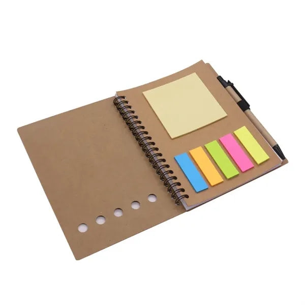 Spiral Notebook Lined Notepad with Pen