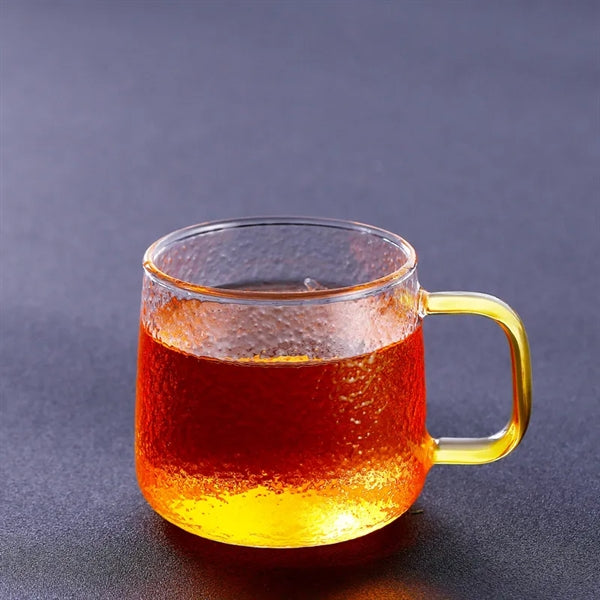 Glass Coffee Tea Mug With Handle